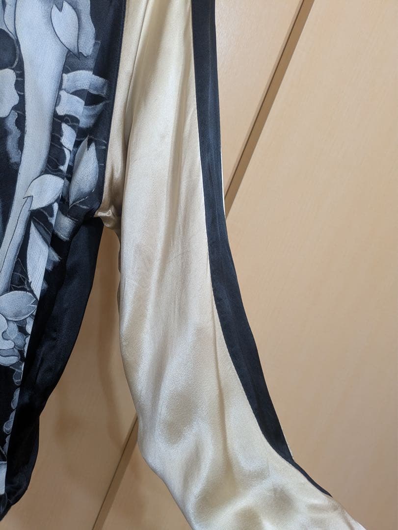 限定品】むかしむかし スカジャン 一点物 リバーシブル どくろ 黒