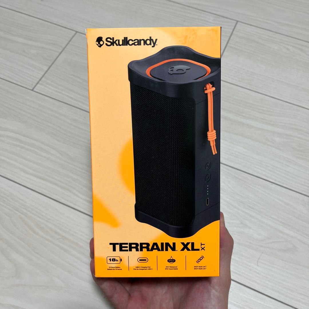 未開封 Skullcandy Terrain XL XT ワイヤレススピーカー Skullcandy Terrain XL Waterproof, Bluetooth 5.3, 18 Hours Battery