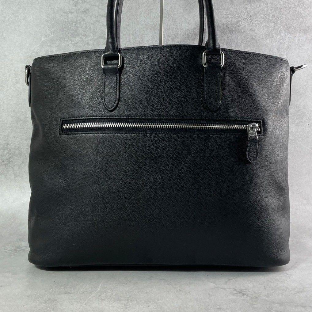 極美品 コーチ ベケット 2way トートバッグ ビジネス A4可 レザー 黒