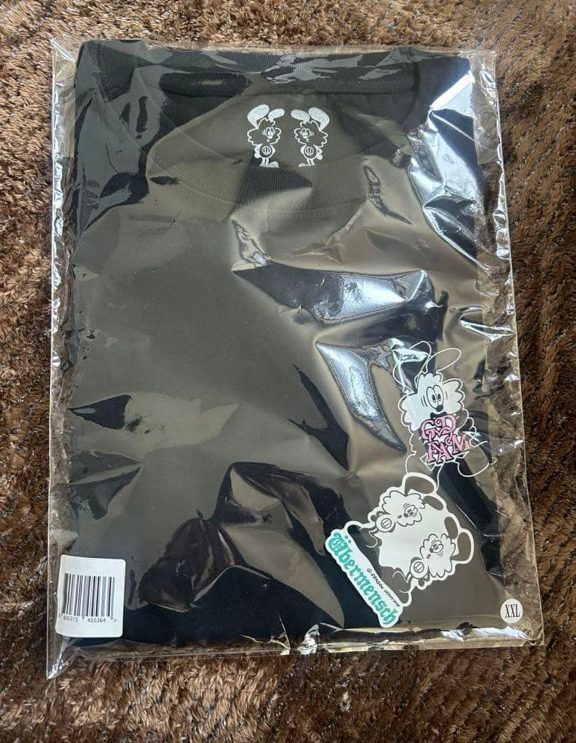 Übermensch キャラクターTシャツ 黒 VERDY サイズ XXL