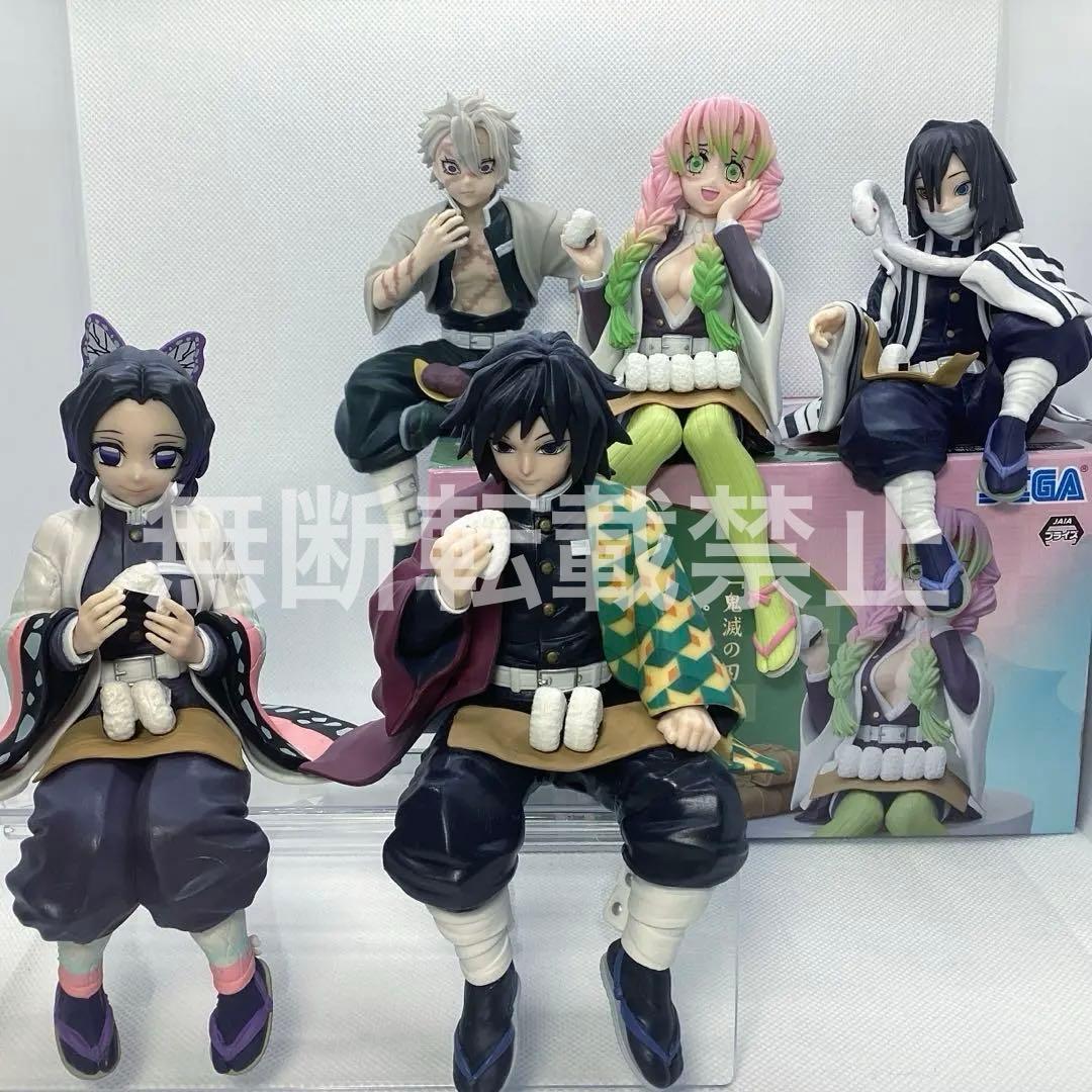 鬼滅の刃　プレミアムちょこのせフィギュア　冨岡義勇　しのぶ　伊黒　甘露寺　不死川