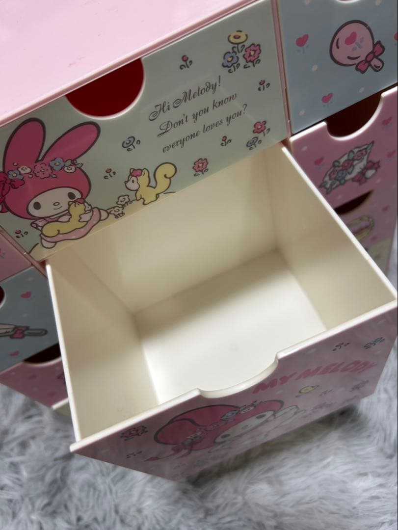 マイメロディ 引き出し卓上チェスト