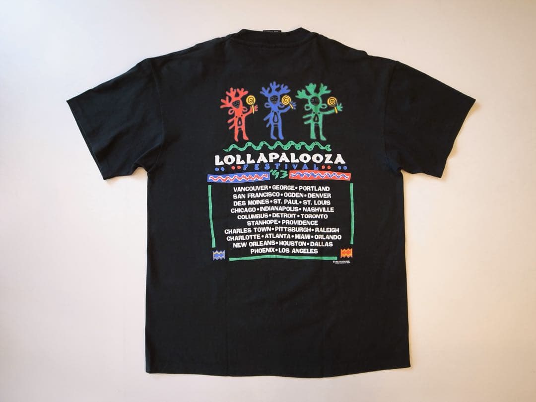 XL 93年 Lollapalooza Tシャツ ロラパルーザ