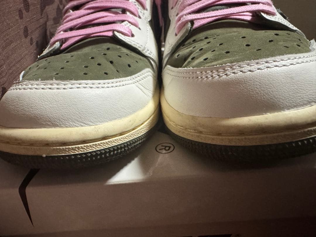 AJ1 LOW travis リバースオリーブ　25.5cm 最終値下