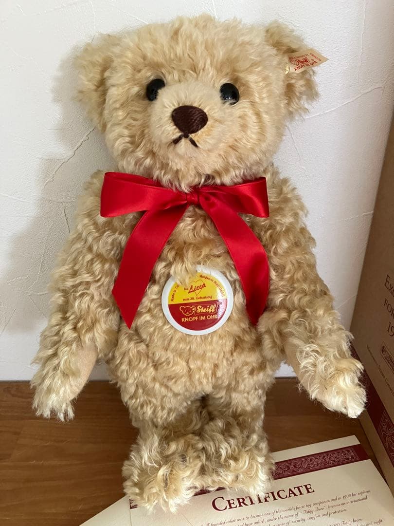 シュタイフSTEIFF限定テディベアLICCAリカ＊ぬいぐるみクマくまカントリー