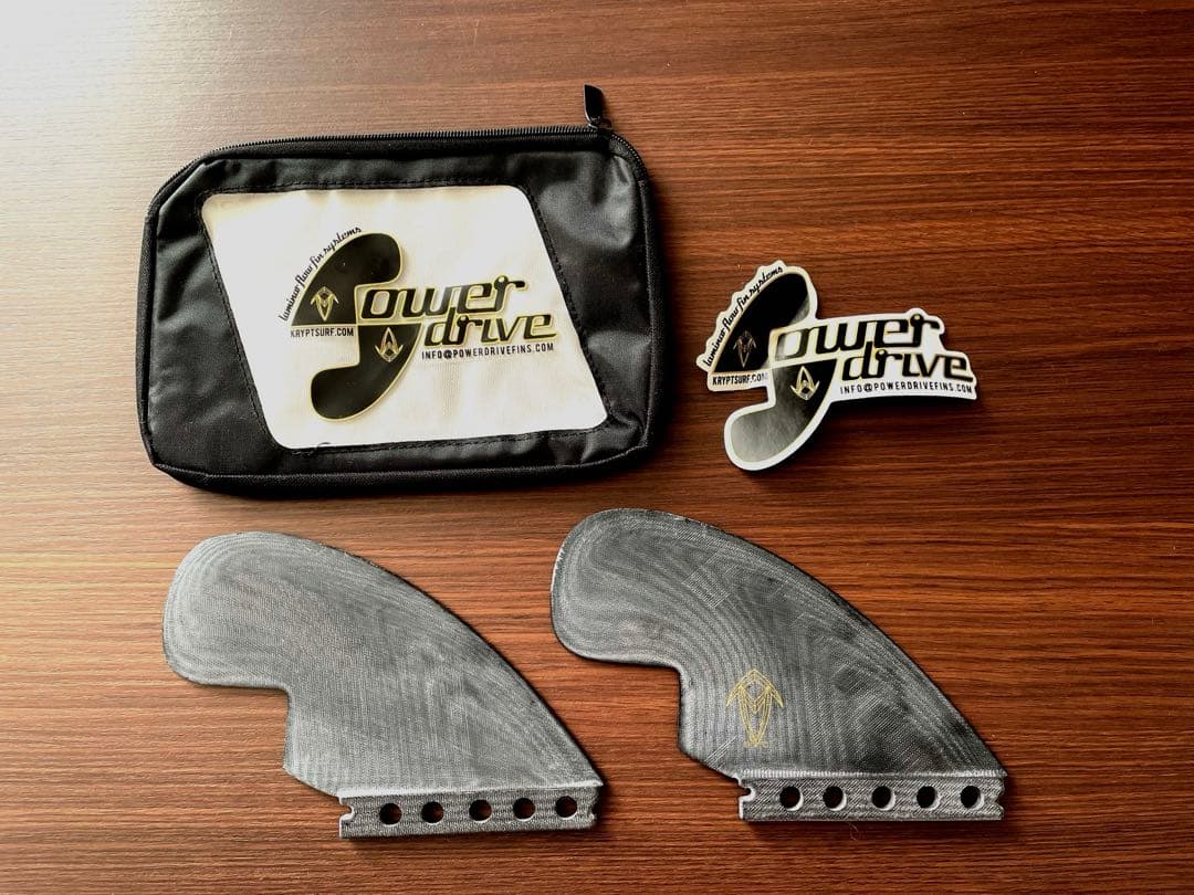 Power Drive twin fin +wristband