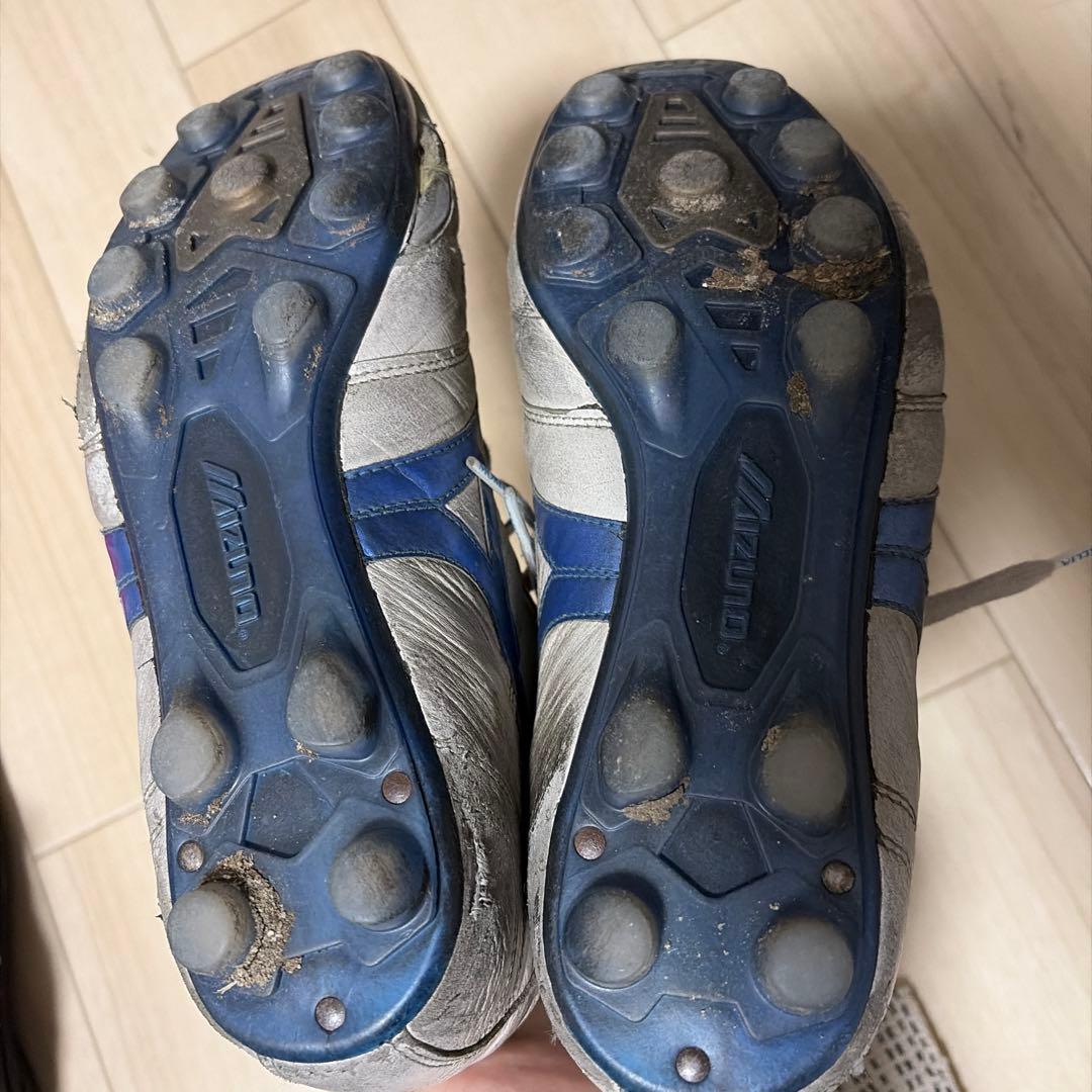 Mizuno Morelia サッカーシューズ グレー/ブルー - メルカリ