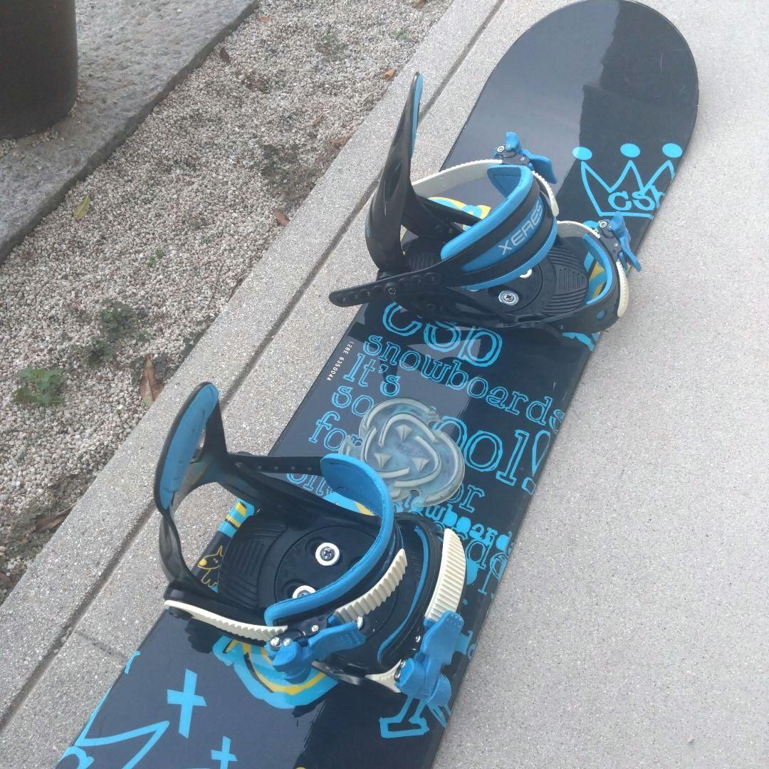 お値下げ中 CSBスノーボード 128cm 子供用 ビンディングセット