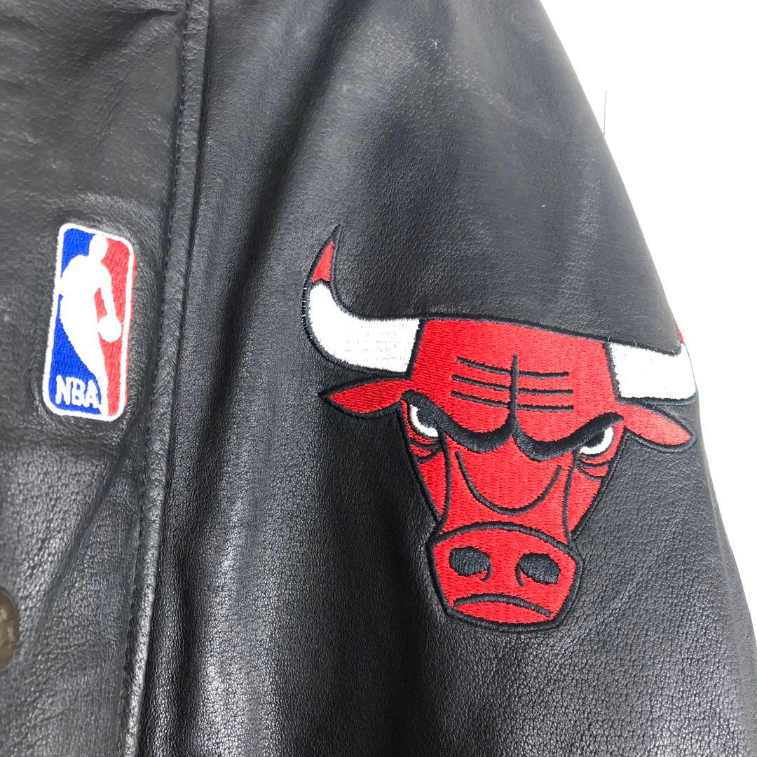 スターター レーサージャケット ブルズ レザージャケット NBA バスケ