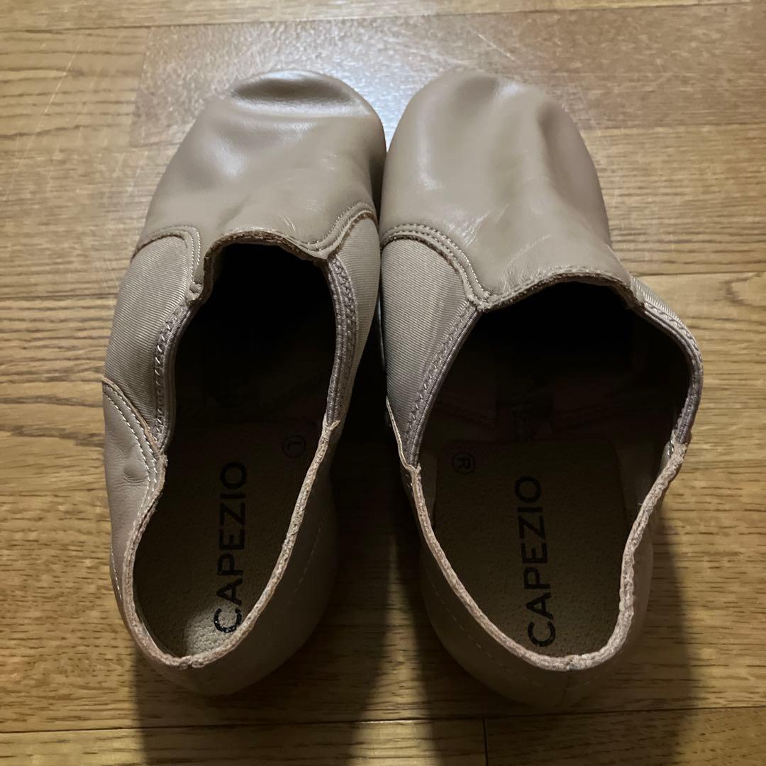 カペジオ ベージュ ジャズシューズ EJ2 8.5W