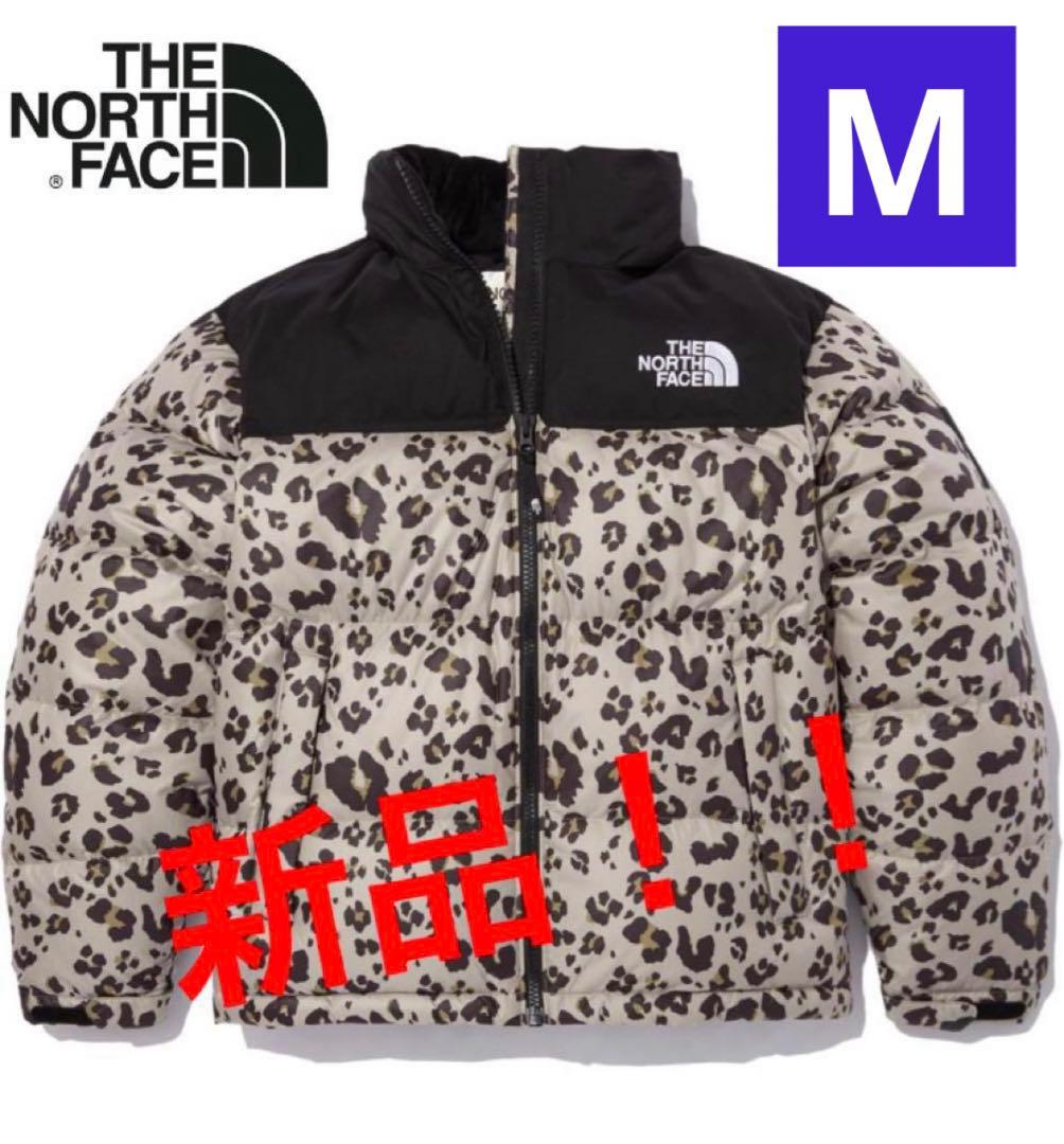新品】 ノースフェイス ヌプシ ダウンジャケット レオパード ヒョウ柄