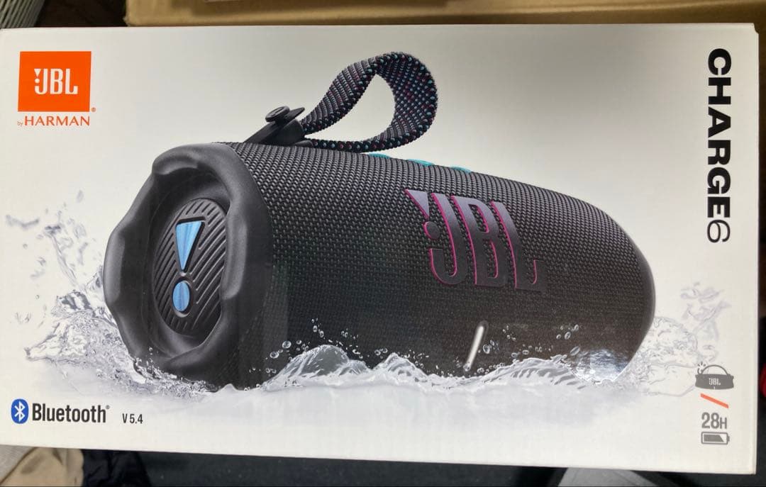 国内正規品　JBL CHARGE6 保証書貼付用レシート付　ファンキーブラック Amazon.co.jp: JBL CHARGE 6 / ポータブルスピーカー/Bluetooth対応