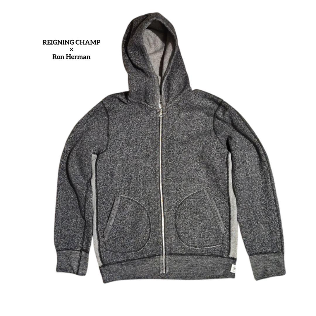 レイニングチャンプ ロンハーマン 別注 ジップ パーカー グレー М