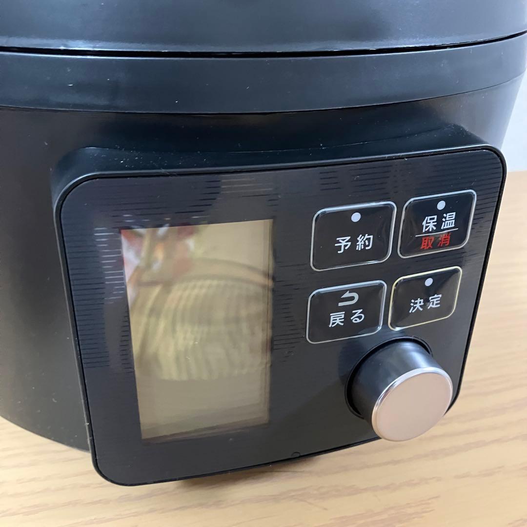 極美品IRIS OHYAMA 電気圧力鍋 KPC-MA4-B 4.0L 23年式