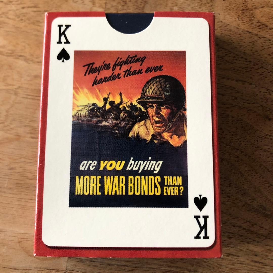 ヴィンテージトランプ　アメリカプロパガンダ(一次、二次世界大戦) 絶版品