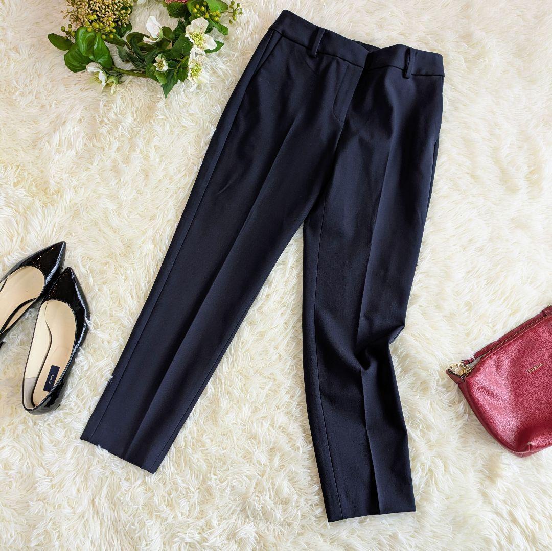 プラステ セットアップ パンツ ブラッシュドバック S/S ネイビー