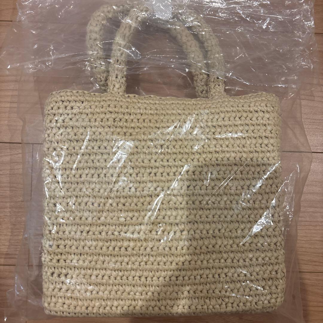 CDL Hand Stitched Mini Basket ベージュ