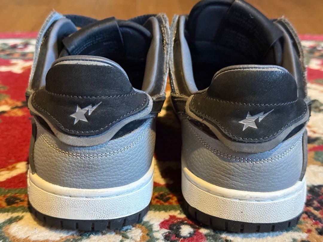 BAPE SK8 STAスニーカー 26.5cm ブラック/グレー　箱あり