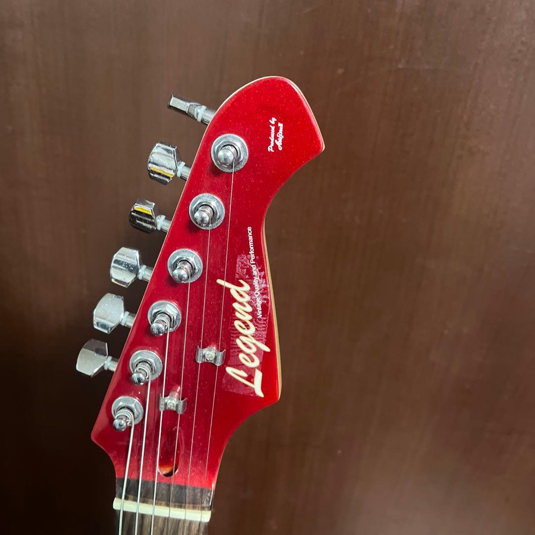 今日まで‼️Legend レッド エレキギター ストラトタイプ ステッカー