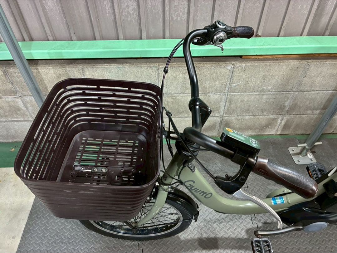 №3725電動自転車パナソニック ギュット 20インチ✨大容量バッテリー