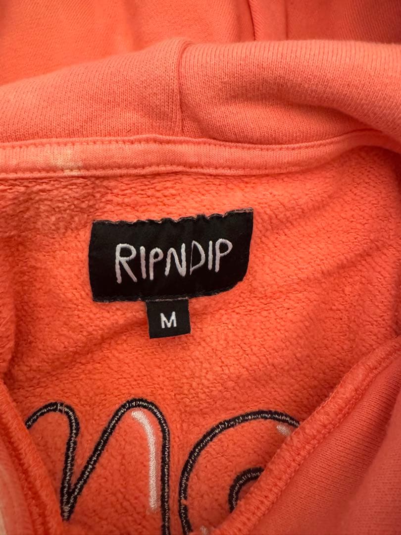 いずみん様分 RIPNDIP パーカー ピンク - メルカリ