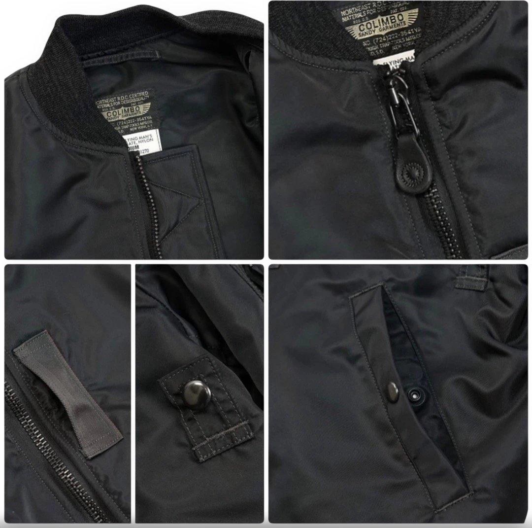 2025新作¥78100☆COLIMBOコリンボMA-1ブラックXL - メルカリ
