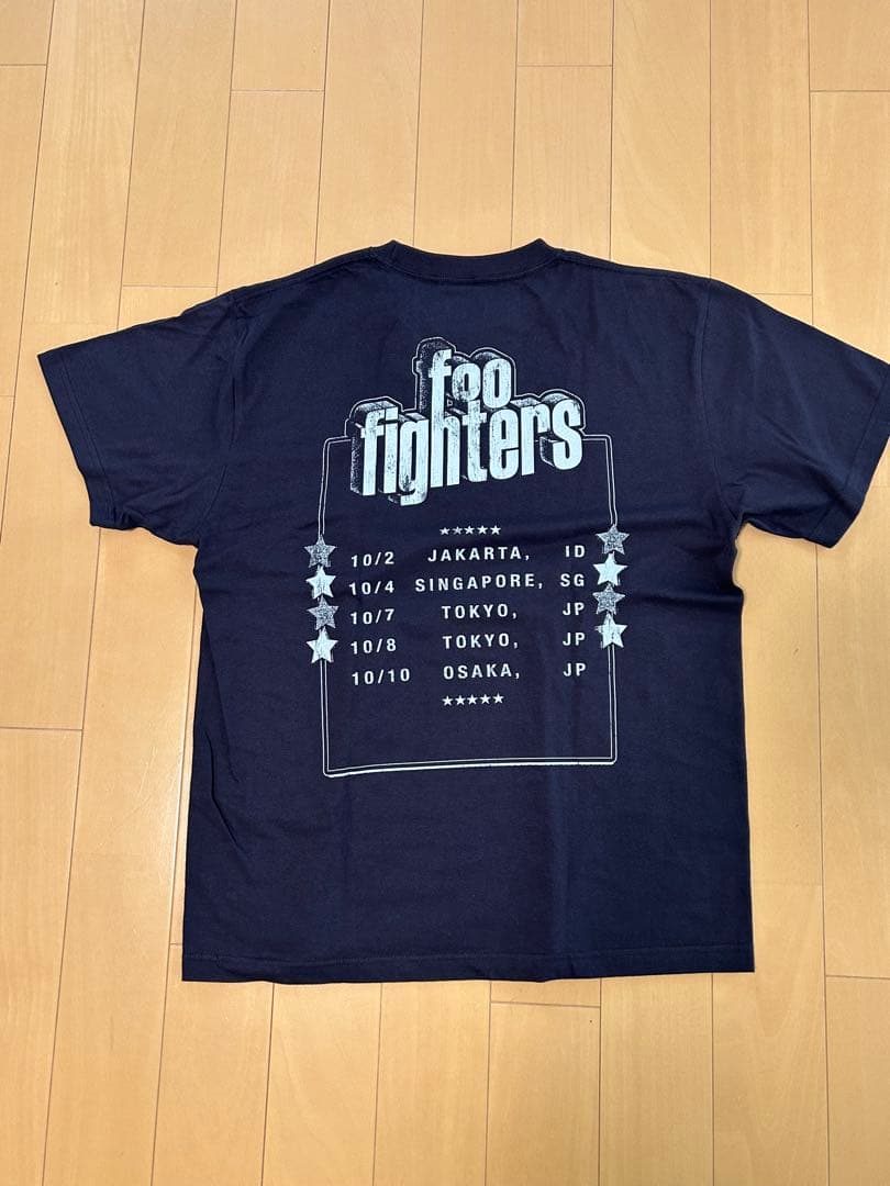 【新品未着用】FOO FIGHTERS 25レコードT紺L