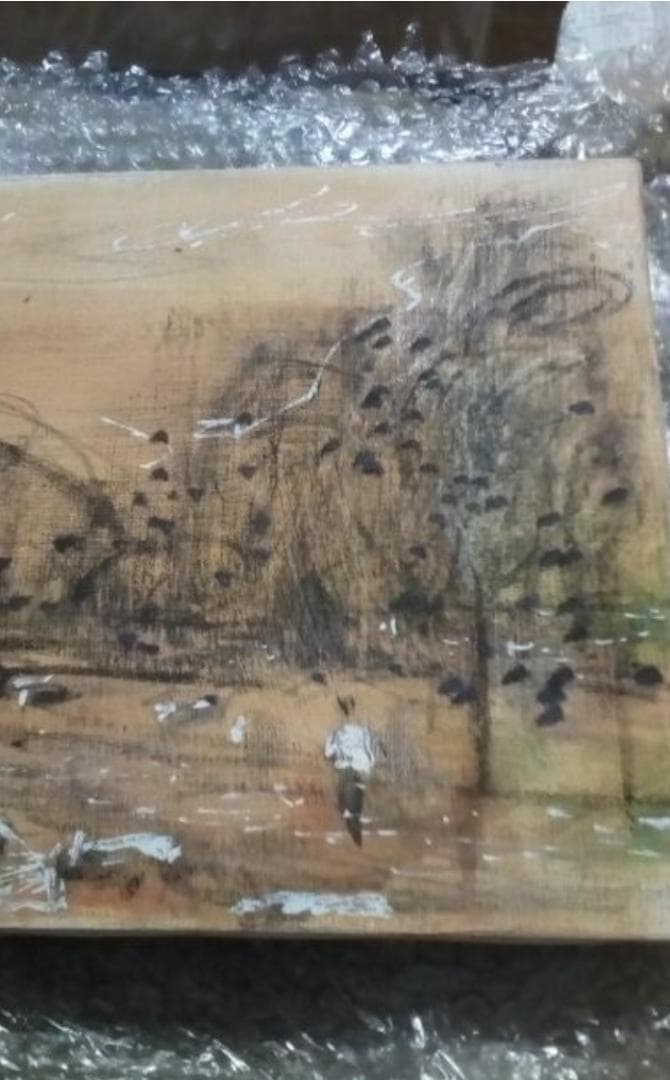 吉田民尚 題名不明 真作油彩4F1995年ぐらいに美術年鑑評価一号190万