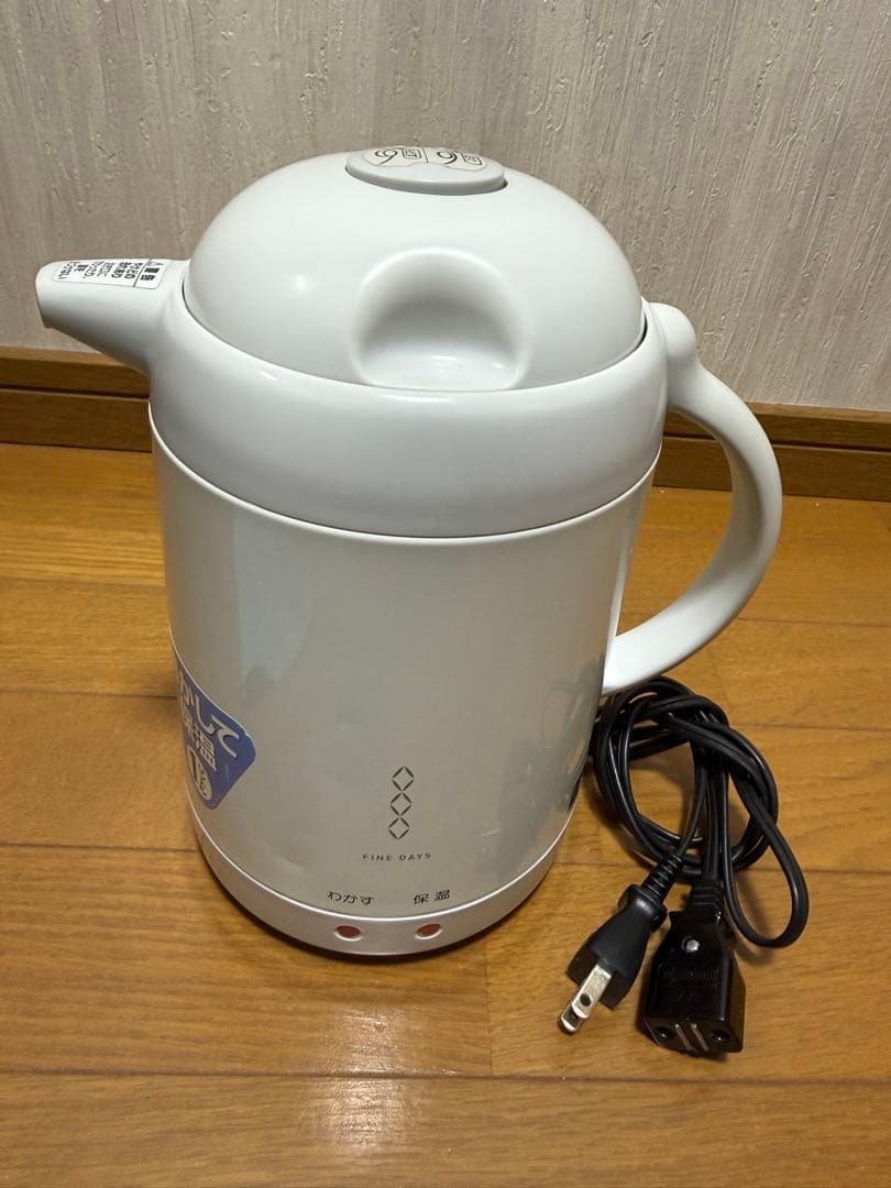 象印 電気ポット 1.0L CH-CE10-WG ホワイトグレー - メルカリ