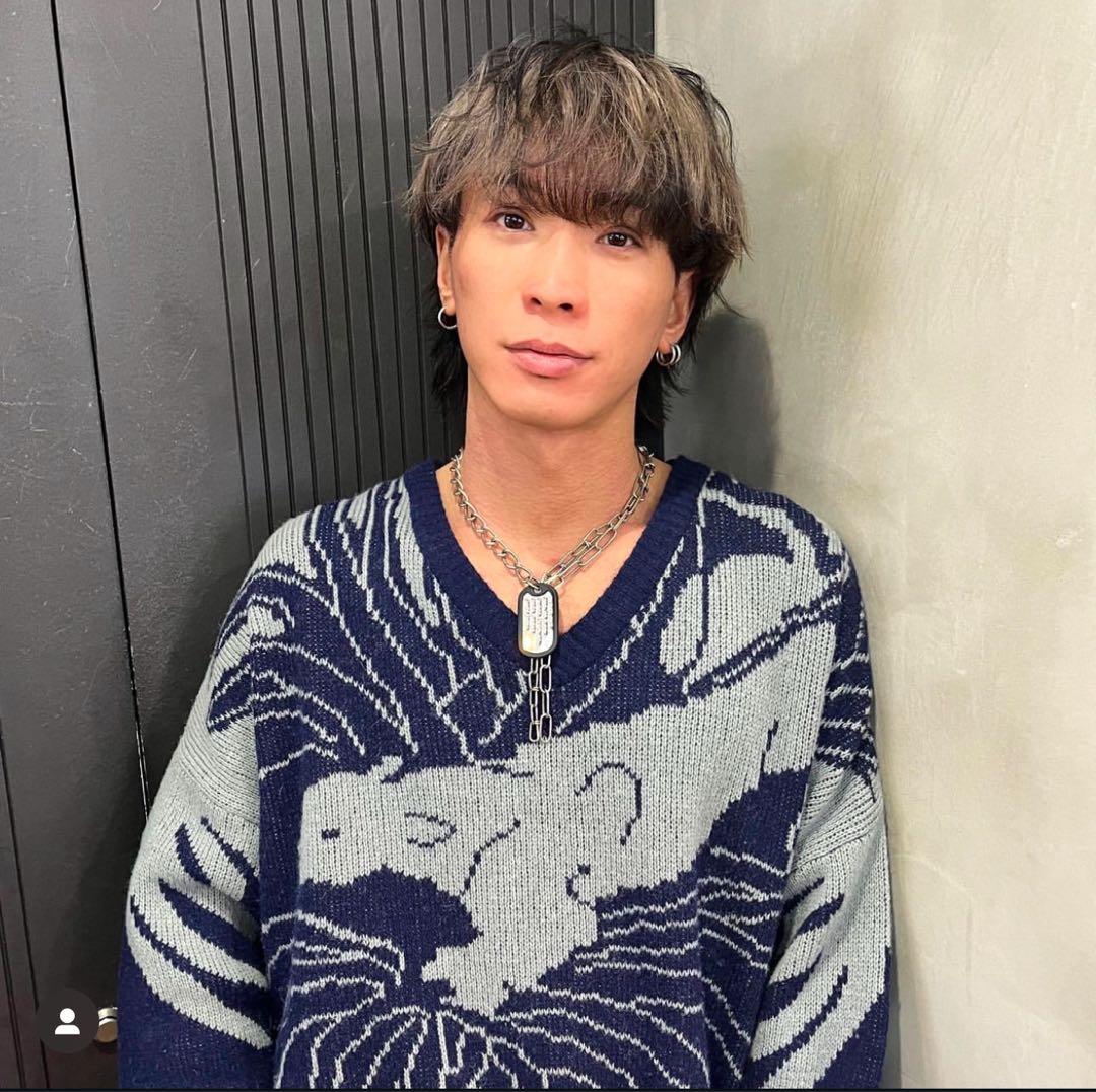 期間限定価格 DAIRIKU leopard ニット 23SS渋谷龍太着用 - メルカリ