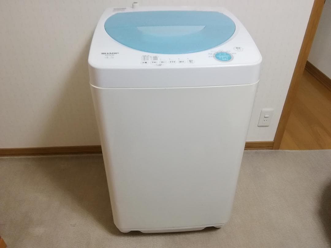 【中古品】SHARP　ES-FL45 全自動電気洗濯機 4.5㎏ SHARP（シャープ） 中古 洗濯機 一人暮らし 4.5kg コンパクト 風乾燥