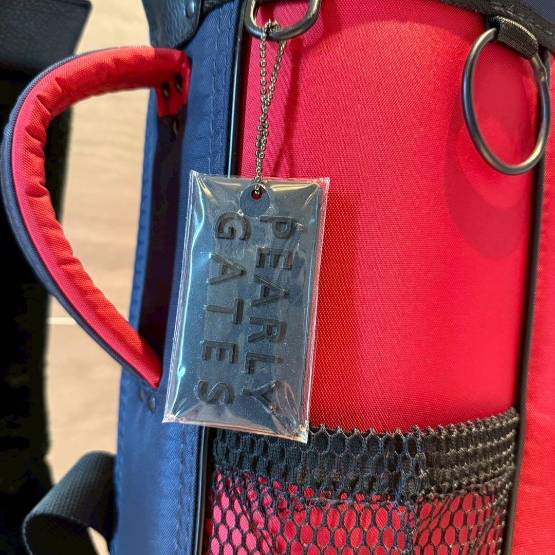 極美品】PEARLY GATES キャディバッグ 軽量 3分割 レッド PEARLY GATES