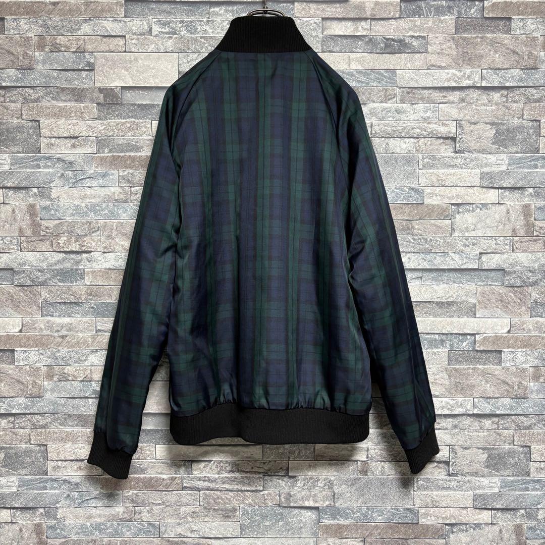 FRED PERRY リバーシブルブルゾンジャケット チェック キルト サイズO