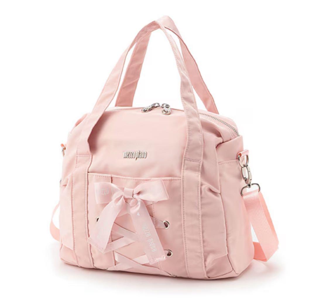 mezzo piano バレエ、容量約11L、バレリーナ　ボストンバッグ、新品 バレエ】【容量約11L】バレリーナ ボストンバッグ（ボストンバッグ
