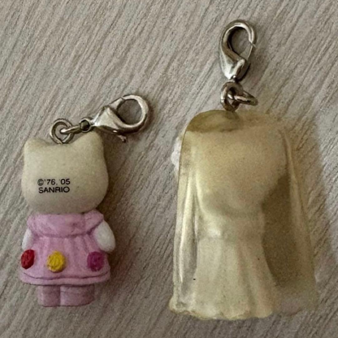 キティ チャーム ウエディングドレス 2005年 レトロ レア 平成 根付け