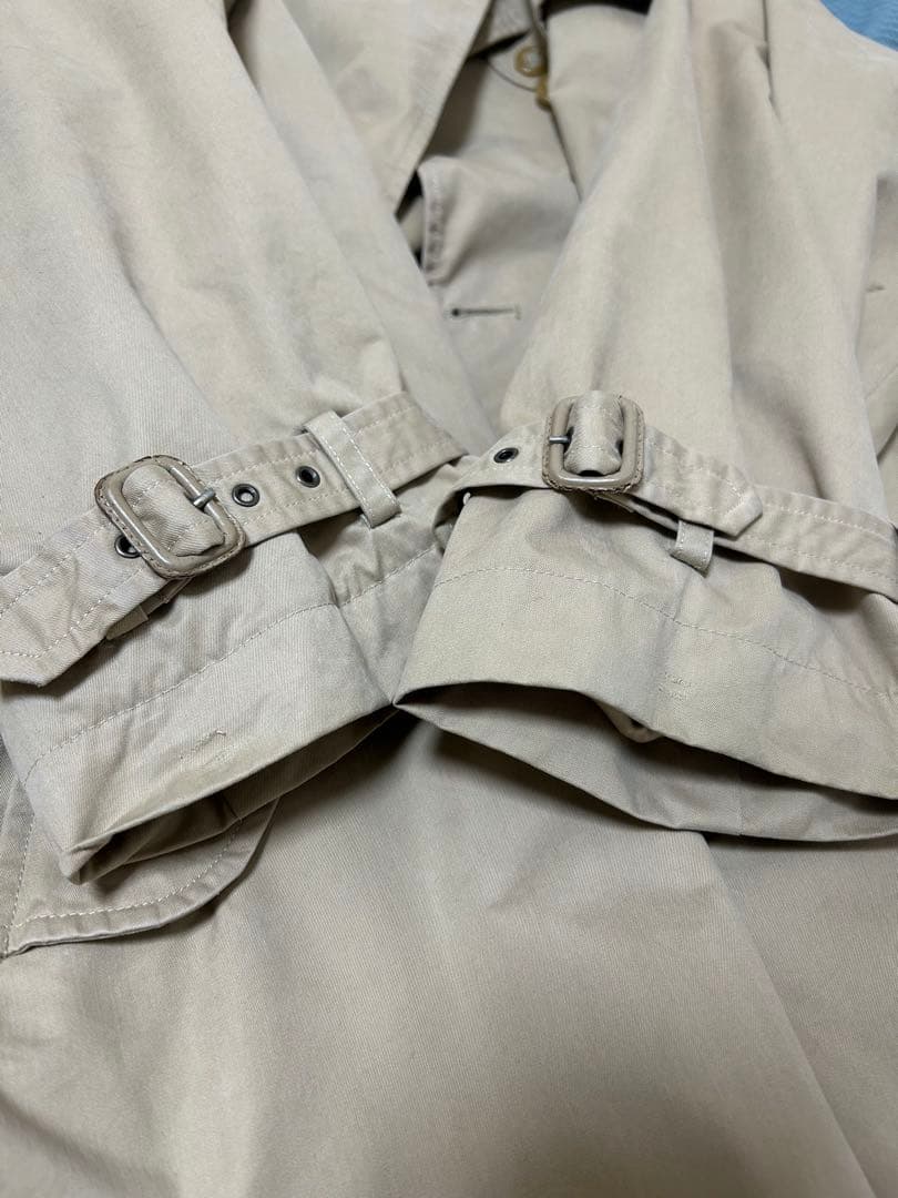 ポロバイ ラルフローレン 一枚袖 トレンチ コート イタリア製 ロング丈