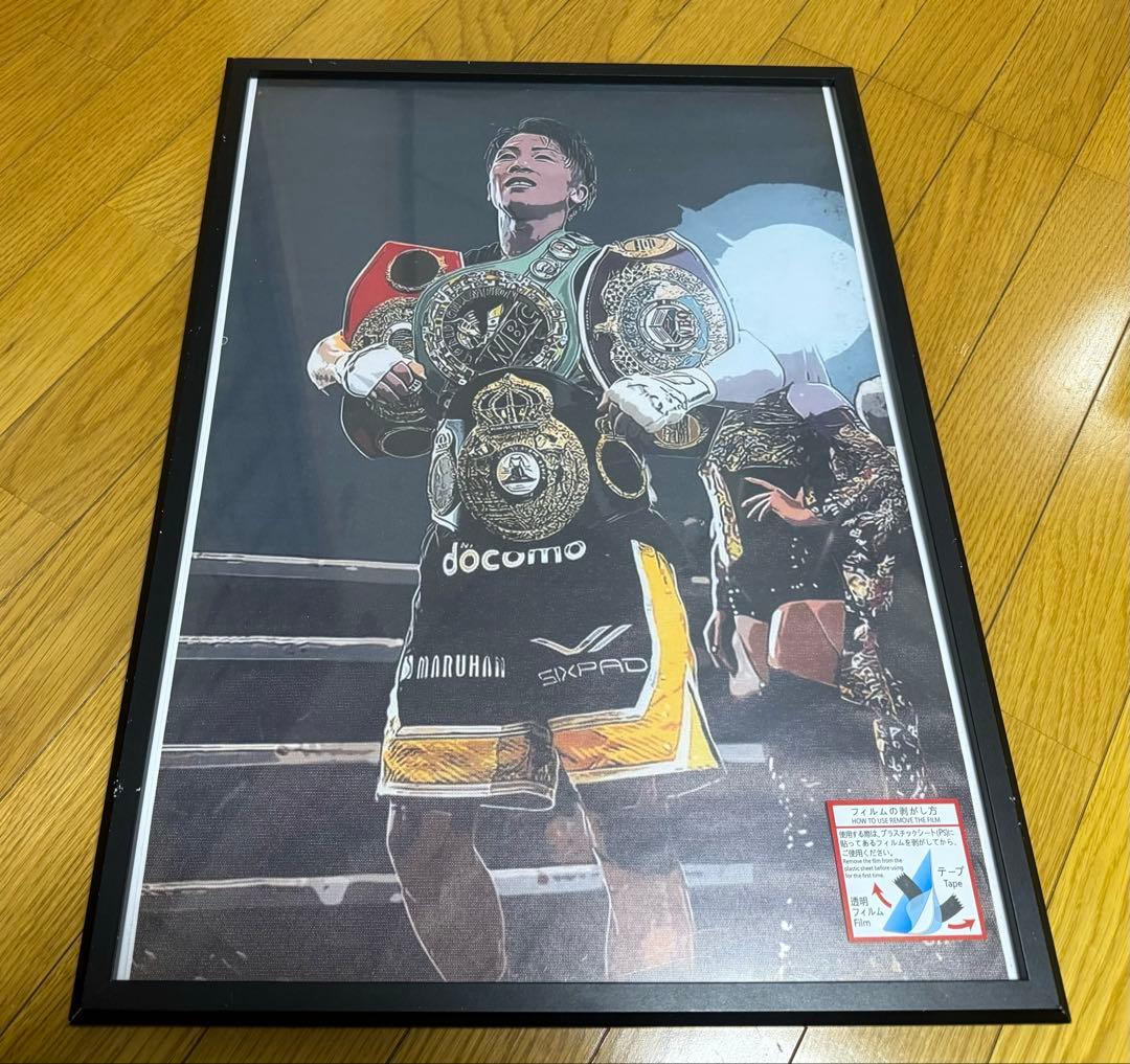 井上尚弥 ボクシング アートポスター A2 DEATH NYC 同梱割引サービス FRAMED POSTER【DEPARTURE/18thBOUT】＜受付期間：～5/3