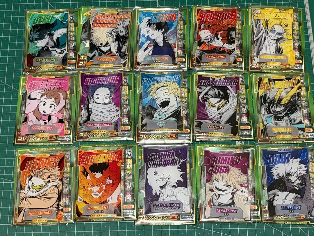 ヒロアカ ステータスカードコレクション 第2弾 15種 コンプセット