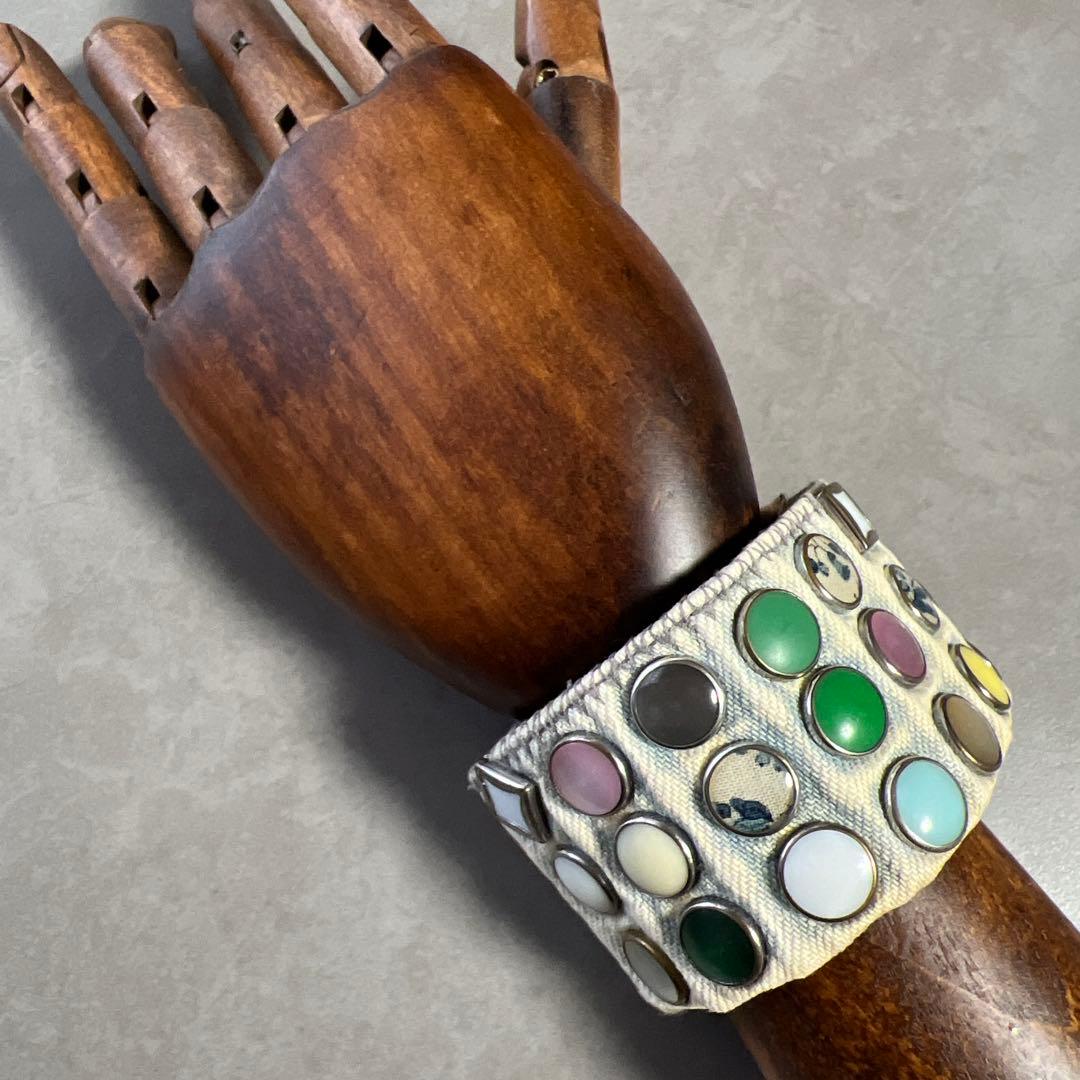 KAPITAL ブレスレット リストバンド デニム