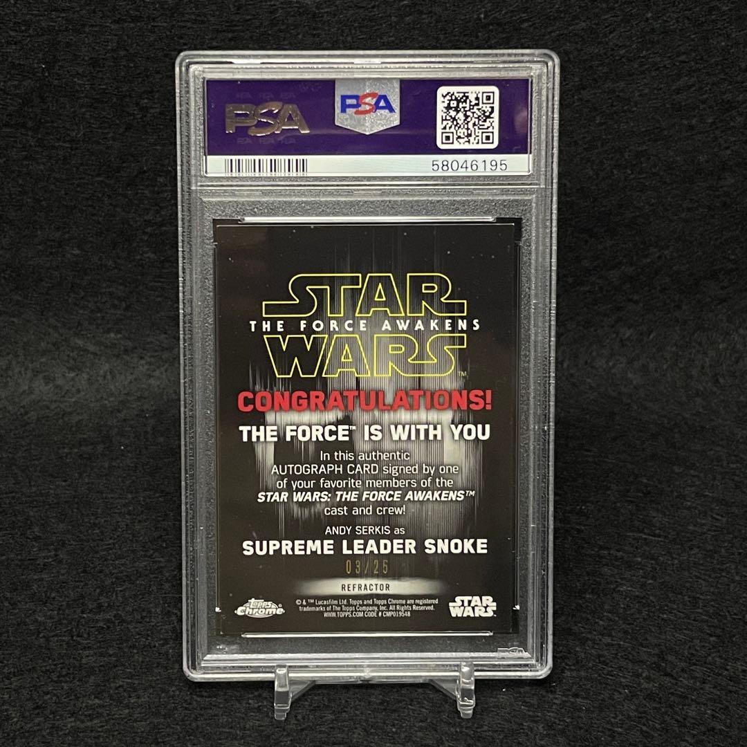 2016 Topps Star Wars アンディ サーキス 直筆サインカード - メルカリ