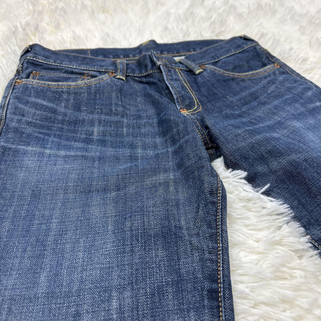 エヴィスドンナ デニム 白ペンキ ビッグカモメ グッドコンディション