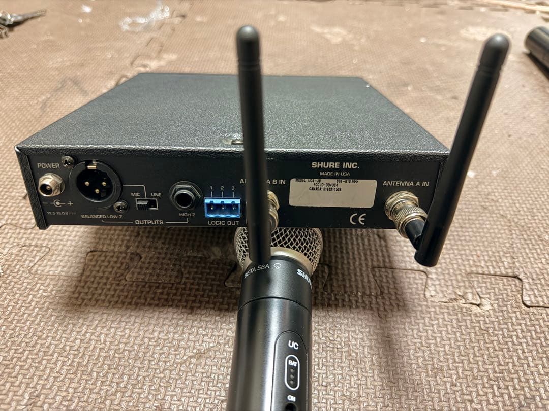 Shure UC4/Uc2-BETA58A, USA 製、動作確認済み。 - メルカリ