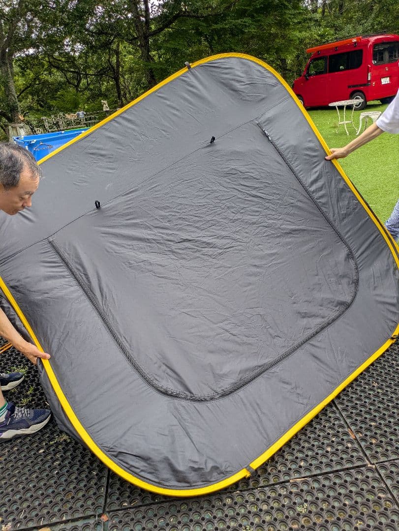 カースル キューブ型テントMOGICS カーサイドテント 黒 直接受け渡し