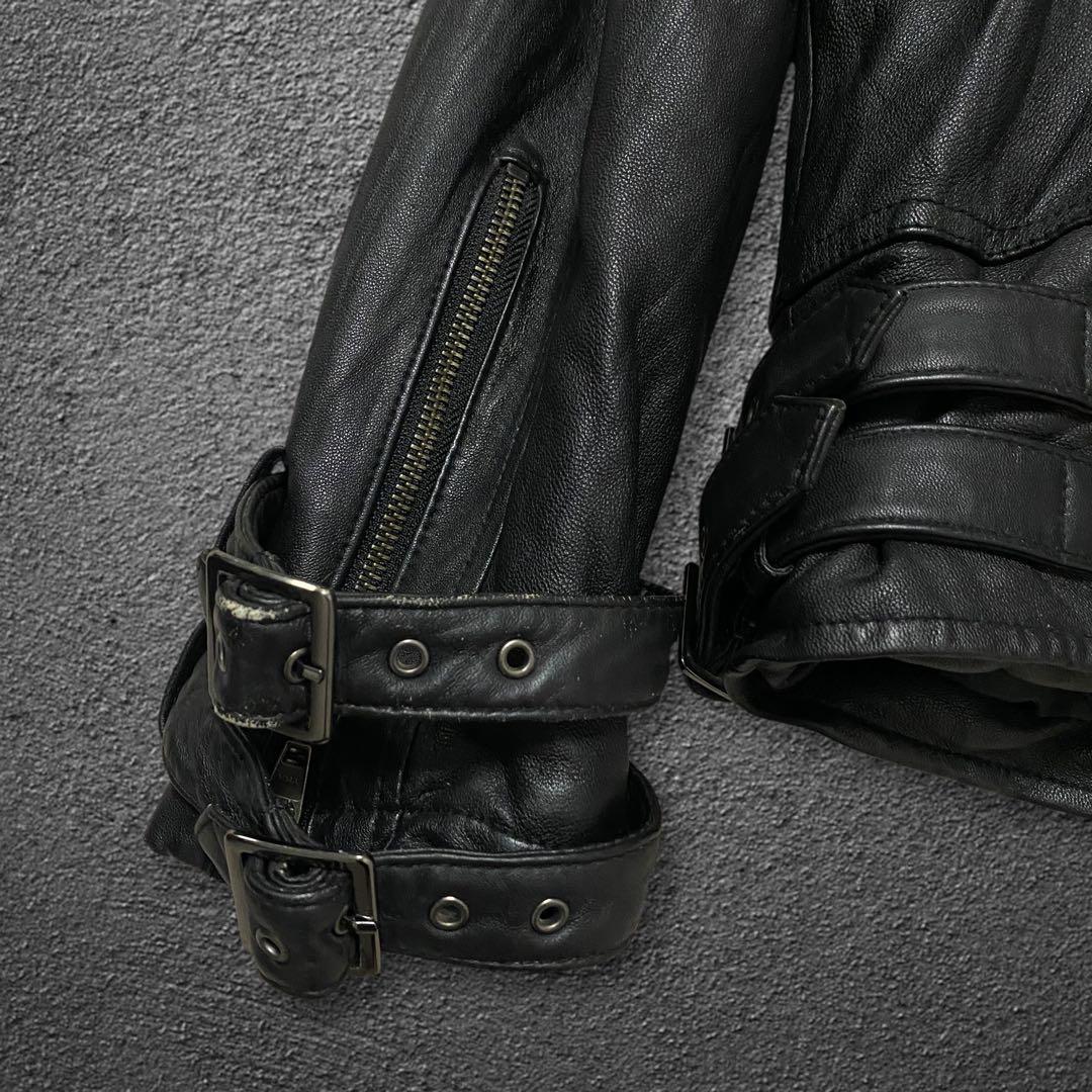 JACKROSE fur biker leather jacket