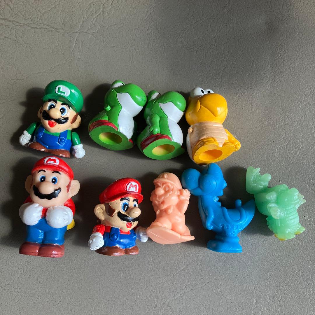スーパーマリオ フィギュア ソフビ 当時物 昭和 レトロ - メルカリ