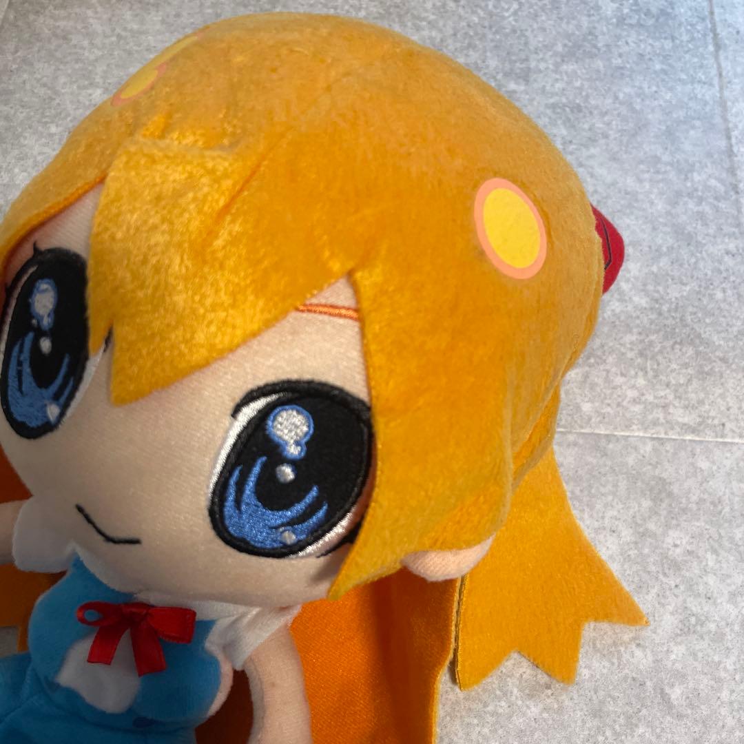 ぷちえゔぁスーパーDXぬいぐるみアスカ制服ver アニメグッズエヴァレトロ非売品