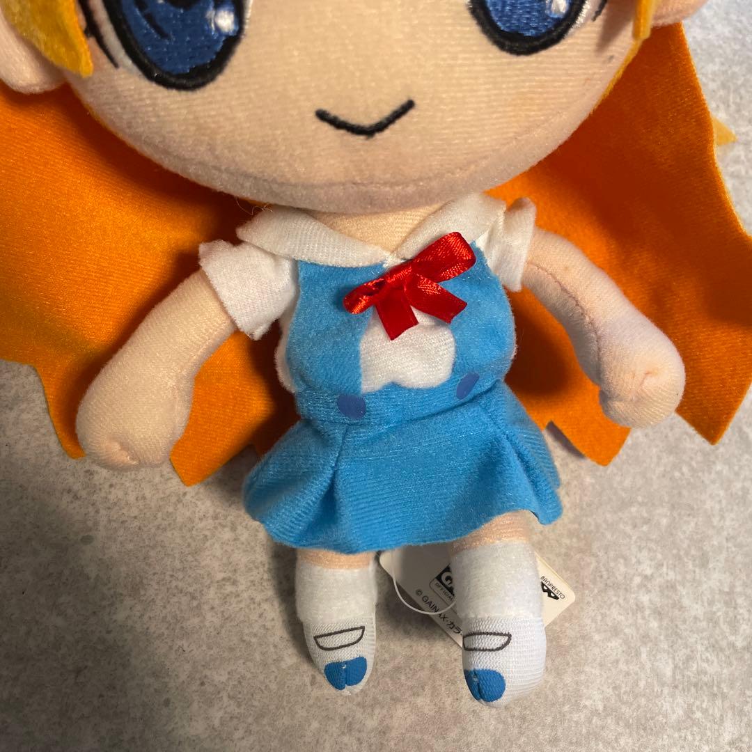 ぷちえゔぁスーパーDXぬいぐるみアスカ制服ver アニメグッズエヴァレトロ非売品