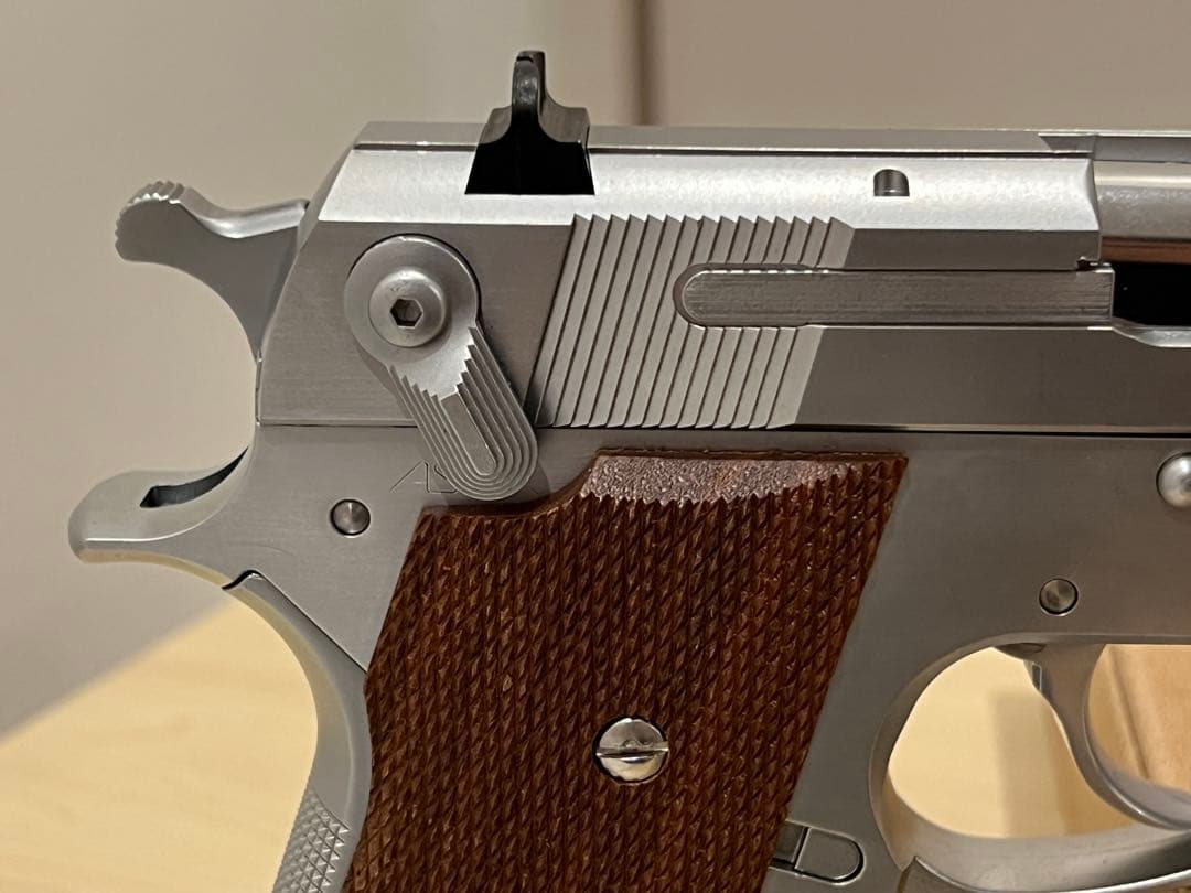 【MGC】S&WM645 固定スライドガスガン　木製グリップ付き