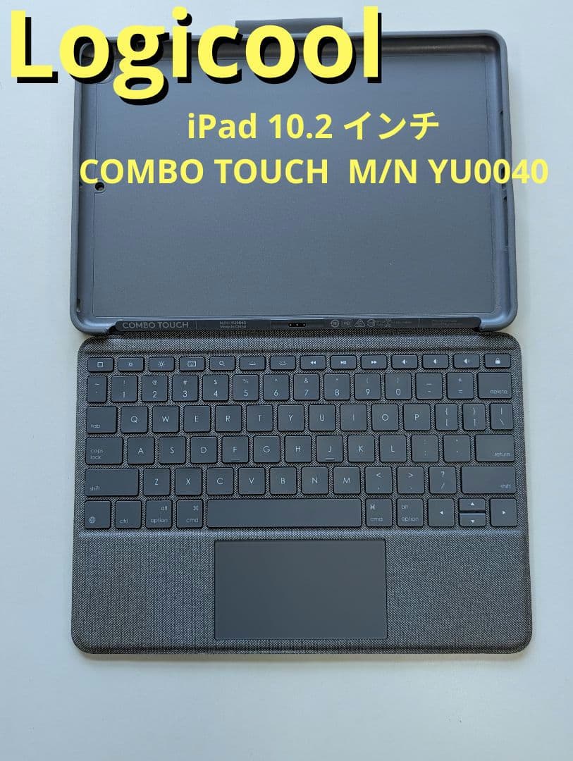 ComboTouch for iPad ロジクール M/N YU0040 Logitech Combo Touch Keyboard Case for iPad 7-8th Gen YU0040 Black