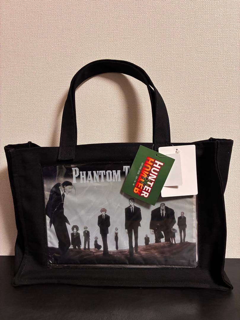 ハンターハンター　クロロ　フィギュア しまむらコラボのトートバッグ、マルチケース